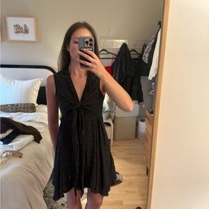 All Saints Black Mini Dress